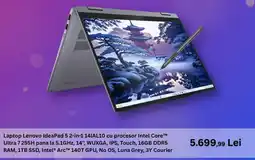 Emag Lenovo Ideapad 5 2-in-1 14iAL10 Ofertă