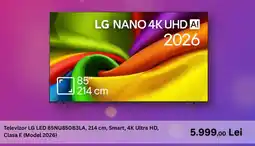 Emag Lg nano 4k uhd ai 2026 Ofertă
