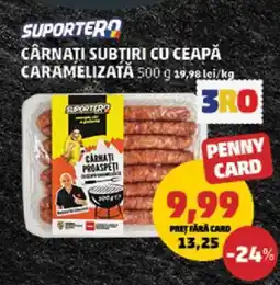 Penny Cârnați subțiri cu ceapă caramelizată Ofertă