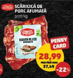 Penny Scăricică de porc afumată Ofertă