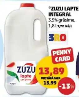 Penny ZUZU LAPTE INTEGRAL Ofertă