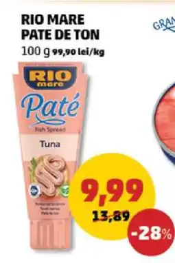 Penny RIO MARE PATE DE TON Ofertă