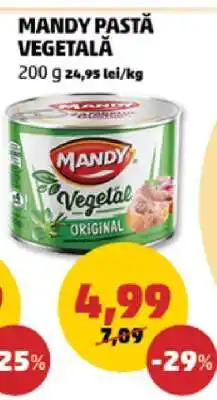 Penny MANDY Pastă vegetală Ofertă