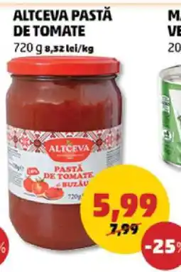 Penny ALTCVA PASTĂ DE TOMATE Ofertă