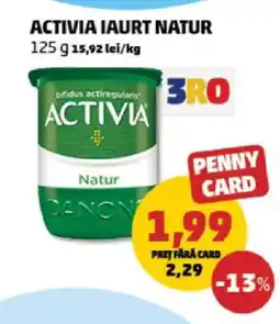 Penny ACTIVIA IAURT NATUR Ofertă