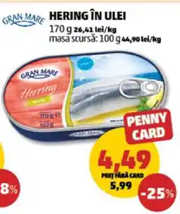 Penny HERING ÎN ULEI Ofertă