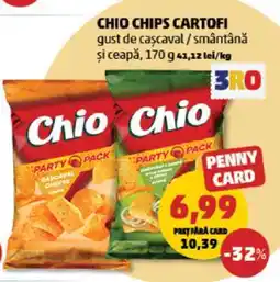 Penny CHIO CHIPS CARTOFI Ofertă