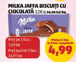 Penny MILKA JAFFA BISCUITI CU CIOCOLATĂ 128g Ofertă