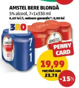 Penny AMSTEL Bere blondă Ofertă