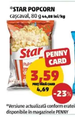 Penny STAR Popcorn Ofertă