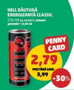 Penny HELL BĂUTURĂ ENERGIZANTĂ CLASSIC Ofertă