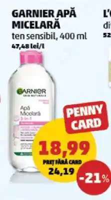 Penny GARNIER Apă micelară Ofertă