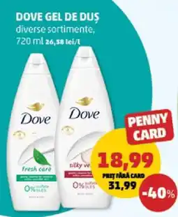 Penny DOVE Gel de duș Ofertă