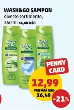 Penny WASH&GO Şampon Ofertă