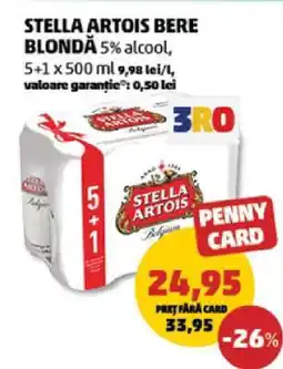 Penny STELLA ARTOIS Bere blondă Ofertă