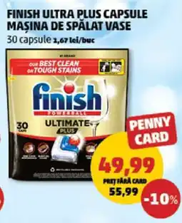 Penny FINISH ULTRA PLUS CAPSULE MAȘINA DE SPĂLAT VASE Ofertă