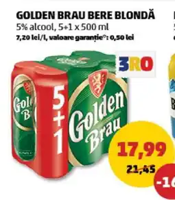 Penny GOLDEN BRAU Bere blondă Ofertă