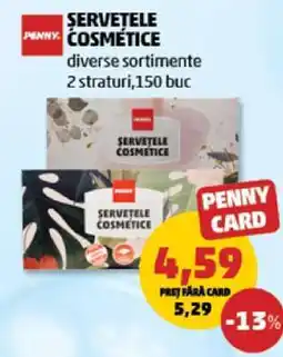 Penny Șervețele cosmetice Ofertă