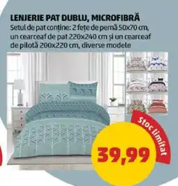 Penny Lenjerie Pat Dublu Microfibră Ofertă