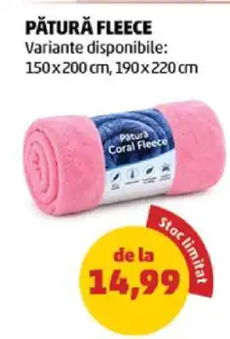 Penny Pătură fleece Ofertă