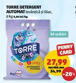 Penny TORRE DETERGENT AUTOMAT Ofertă