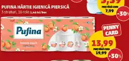 Penny Pufina Hârtie Igienică Piersică Ofertă