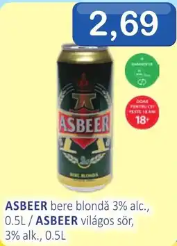 CBA Asbeer bere blondă Ofertă