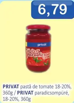 CBA Privat pastă de tomate 18-20% Ofertă