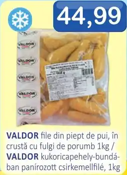 CBA Valdor file din piept de pui, în crustă cu fulgi de porumb Ofertă