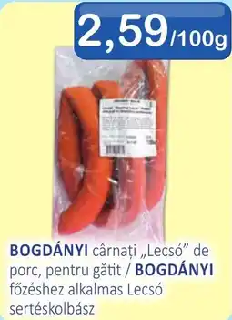 CBA Bogdányi cârnați lecsó de porc Ofertă