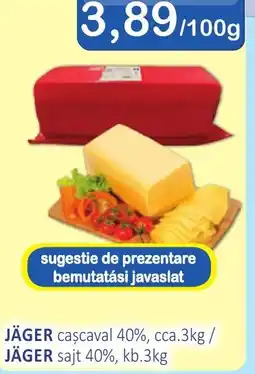 CBA Jäger cașcaval 40% Ofertă