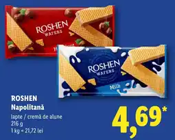 Lidl Roshen Napolitană Ofertă