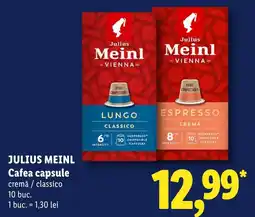 Lidl Julius Meinl Cafea capsule Ofertă