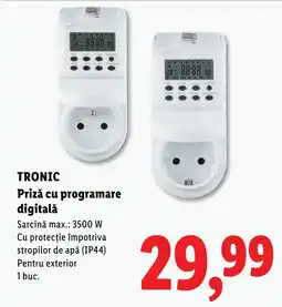 Lidl Tronic priză cu programare digitală Ofertă