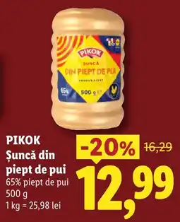 Lidl Pikok șuncă din piept de pui Ofertă