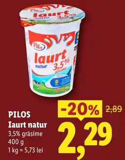 Lidl Pilos laurt natur Ofertă