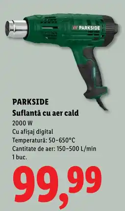 Lidl Parkside suflantă cu aer cald Ofertă