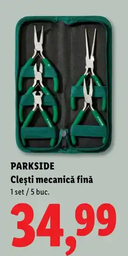 Lidl Parkside clești mecanică fină Ofertă