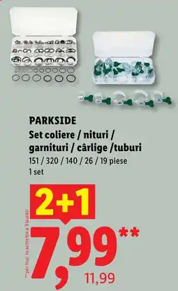 Lidl Parkside set coliere nituri garnituri cârlige tuburi Ofertă