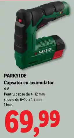 Lidl Parkside capsator cu acumulator Ofertă