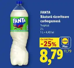 Lidl Fanta bautura racoritoare carbogazoasa tropical Ofertă