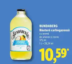 Lidl Bundaberg băutură carbogazoasă cu aromă de ananas și cocos Ofertă