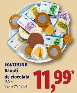 Lidl Favorina bănuți de ciocolată Ofertă