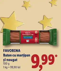 Lidl Favorina baton cu marzipan si nougat Ofertă