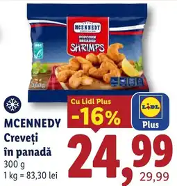 Lidl Mcennedy crevăți în panadă Ofertă
