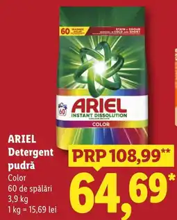 Lidl Ariel detergent pudră color Ofertă