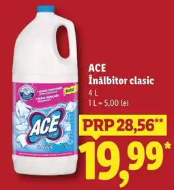 Lidl Ace înălbitor clasic Ofertă