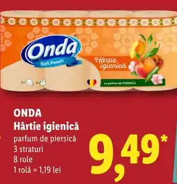 Lidl Onda hârtie igienică Ofertă