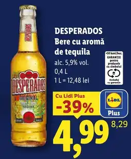 Lidl Desperados Bere cu aromă de tequila Ofertă
