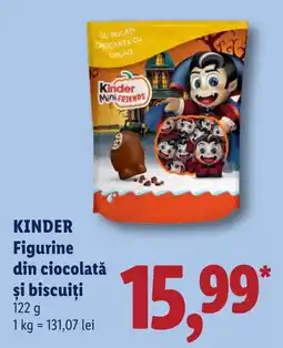 Lidl Kinder Figurine din ciocolată și biscuiți Ofertă